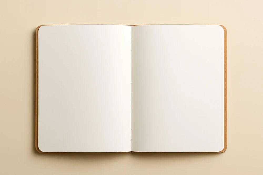 Hojas interiores del cuaderno de dibujo diseño liso/croquis