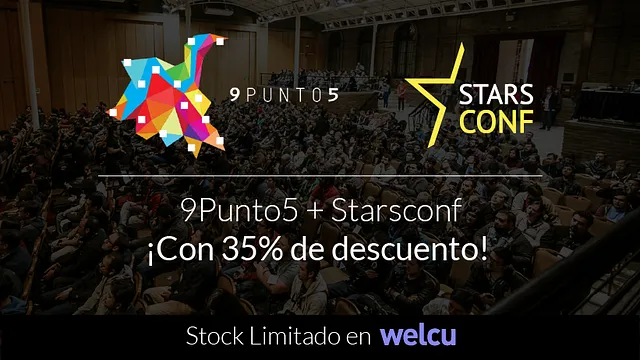 Starsconf y 9punto5 se unen para entregarles un tremendo combo